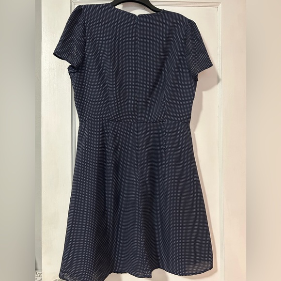 J. Crew Mercantile Polka Dot Print Tie Shoulder Dress J6352 - Picture 9 of 13